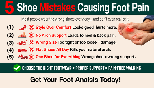 5 Mistakes People Make When Buying Shoes That Cause Foot Pain