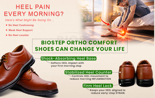 Heel Pain Every Morning? These Ortho Comfort Shoes Can Change Your Life