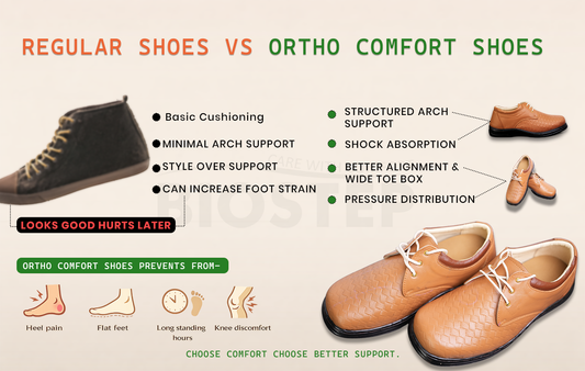 Orthopedic Shoes vs Regular Shoes:   Which Is Better for Your Feet?